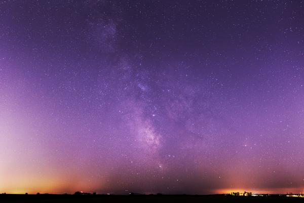 Млечный Путь, Звезды, Ночное Небо, Фиолетовый, HD, 2K, 4K