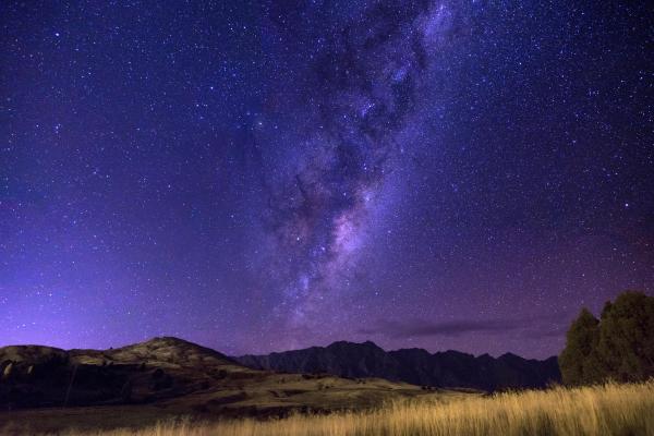 Млечный Путь, Звездное Небо, Вечер, Панорама, Пейзаж, HD, 2K, 4K, 5K