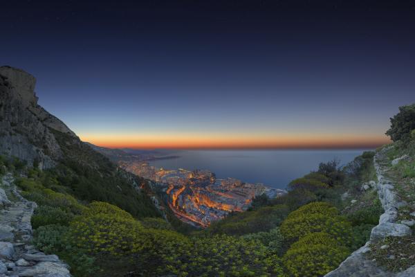 Монако, Восход, Панорама, Horizon, Городской Пейзаж, HD, 2K, 4K