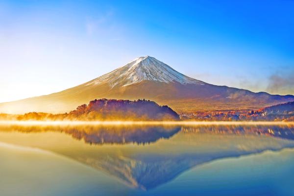Гора Фудзи, Озеро Кавагутико, Япония, HD, 2K, 4K