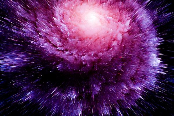 Туманность, Фиолетовый, Galaxy, Взрыв, HD