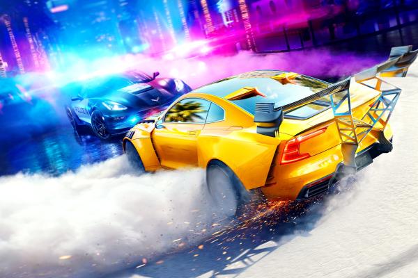 Need For Speed ​​heat, Шевроле Корвет Гранд Спорт, Playstation 4, Xbox One, HD, 2K, 4K