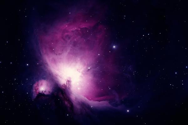 Туманность Ориона, Фиолетовый, HD, 2K