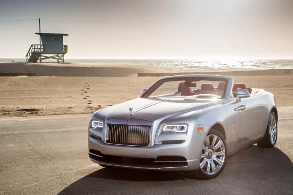 Rolls-Royce Dawn, Роскошные Автомобили, Серебро, HD, 2K, 4K
