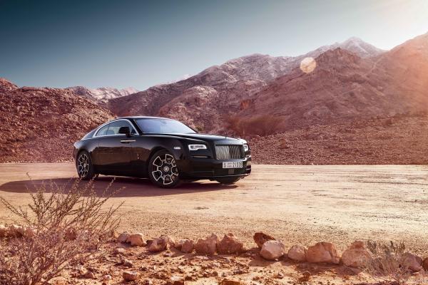 Rolls-Royce Wraith Черный Значок, HD, 2K, 4K