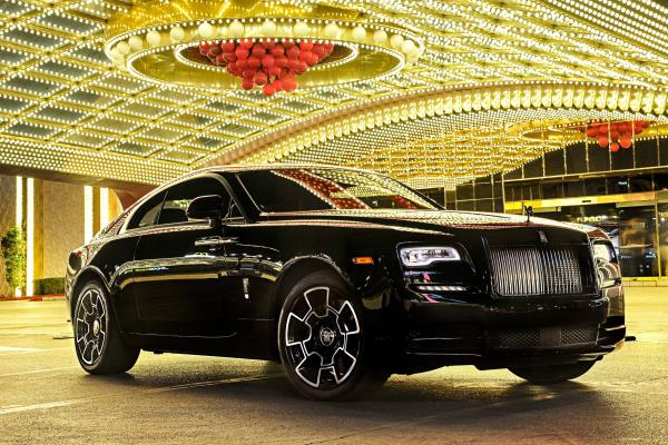 Rolls-Royce Wraith, Black Badge, Парижский Автосалон 2016, Роскошные Автомобили, HD, 2K, 4K