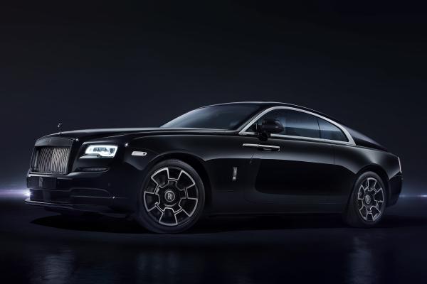Rolls-Royce, Призрачный Черный Значок, HD, 2K, 4K, 5K, 8K