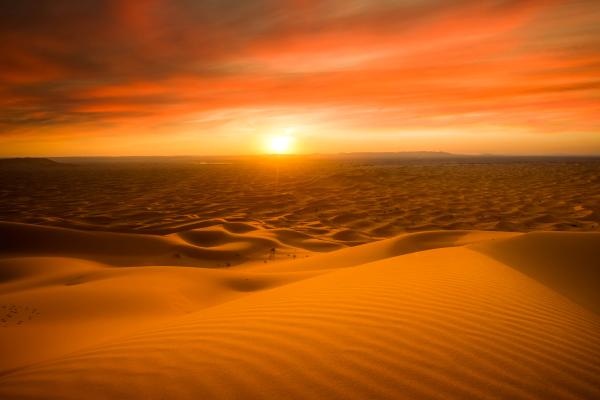 Пустыня Сахара, Песчаные Дюны, Закат, 5К, HD, 2K, 4K, 5K