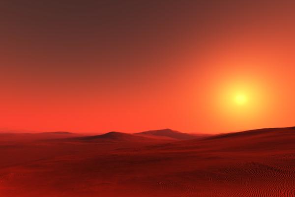 Сахара, Заход Солнца, Пустыни, HD, 2K