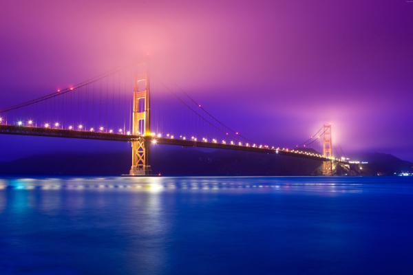 Мост Сан-Франциско, Мост Золотые Ворота, Подвесной Мост, Сан-Франциско, HD, 2K, 4K, 5K