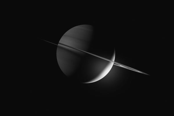 Сатурн, Черный, Темный Фон, HD, 2K, 4K