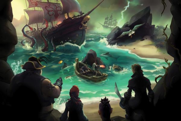 Sea Of ​​Thieves, Gamescom 2016, Пираты, Лучшие Игры, Пк, Ps4, Xbox One, HD, 2K, 4K