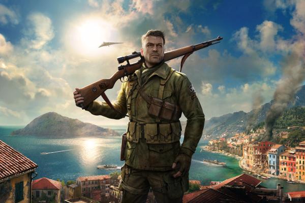 Sniper Elite 4, Shooter, Stealth, Пк, Ps4, Xbox, HD, 2K, 4K, 5K, 8K
