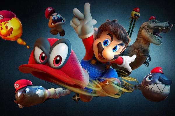 Super Mario Odyssey, Nintendo Switch, 2017, HD, 2K, 4K, 5K
