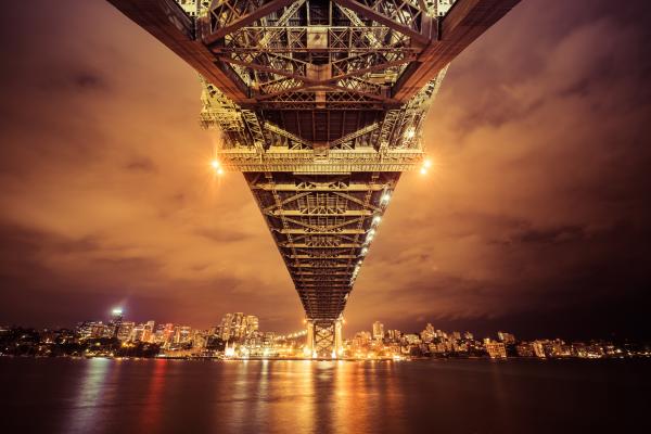 Sydney Harbour Bridge, Сидней, Австралия, Мост, HD, 2K, 4K, 5K