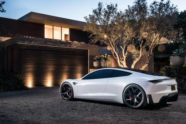 Tesla Roadster, 2020 Cars, Электромобиль, HD, 2K, 4K