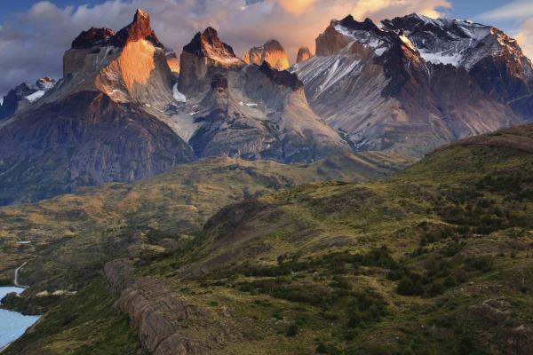 Торрес Дель Пайне, Национальный Парк, Патагония, Чили, Закат, HD, 2K, 4K
