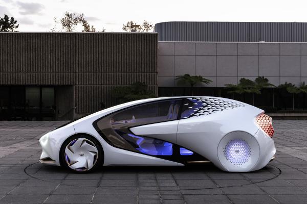 Toyota Concept-I, Автомобиль Будущего, Автономная Машина, 4К, HD, 2K, 4K