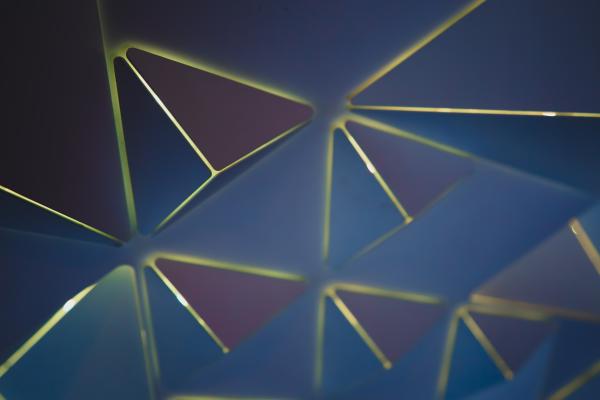 Треугольники, Неон, Геометрический, Шаблон, HD, 2K, 4K