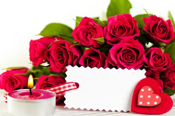 День Святого Валентина, 14 Февраля, Цветы, Розы, Открытки, Сердечки, Любовь, Подарок, HD, 2K, 4K