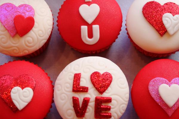 День Святого Валентина, Кекс, Торт, Сердце, Любовь, HD, 2K, 4K