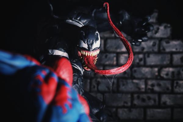 Venom, Spider-Man, Произведение, HD, 2K, 4K, 5K