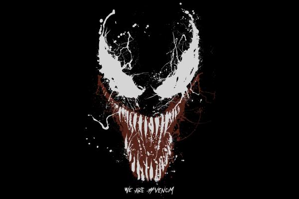 Venom, Marvel Comics, Черный, HD, 2K, 4K, 5K