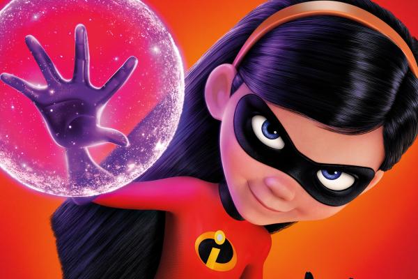 Violet Parr, Невероятные 2, Pixar, Анимация, 2018, HD, 2K, 4K