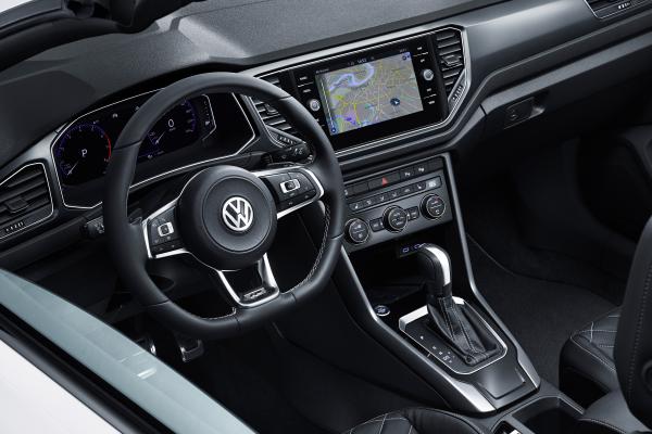 Volkswagen T-Roc Cabriolet R-Line, Интерьер, Автомобили 2020, HD, 2K, 4K, 5K