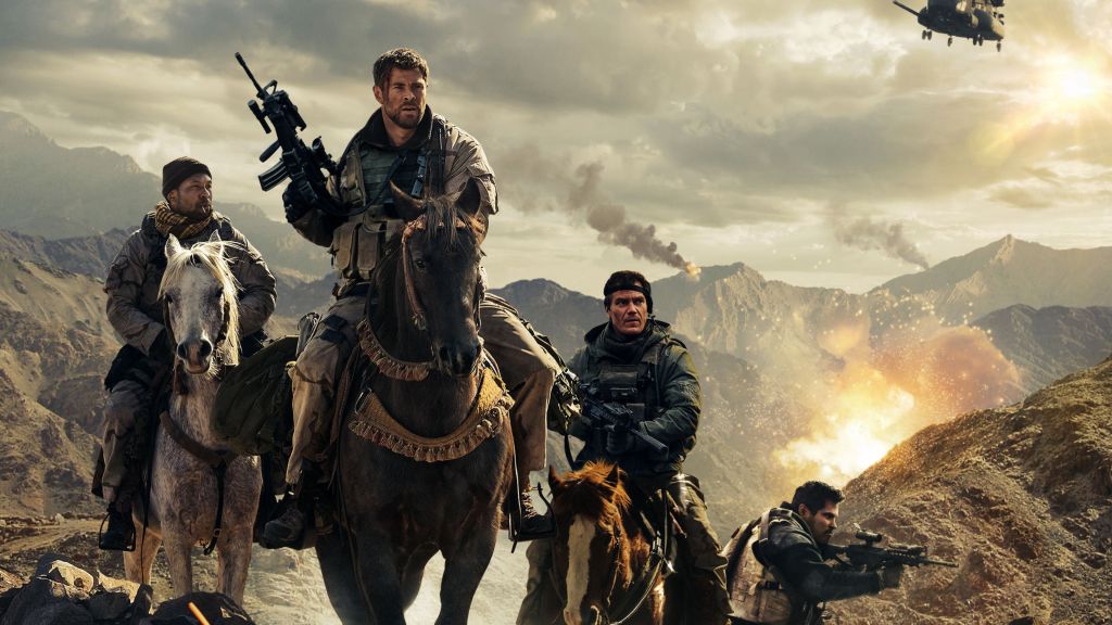 12 Strong, Крис Хемсворт, HD, 2K, 4K