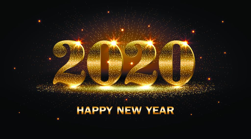2020, С Новым Годом, HD, 2K