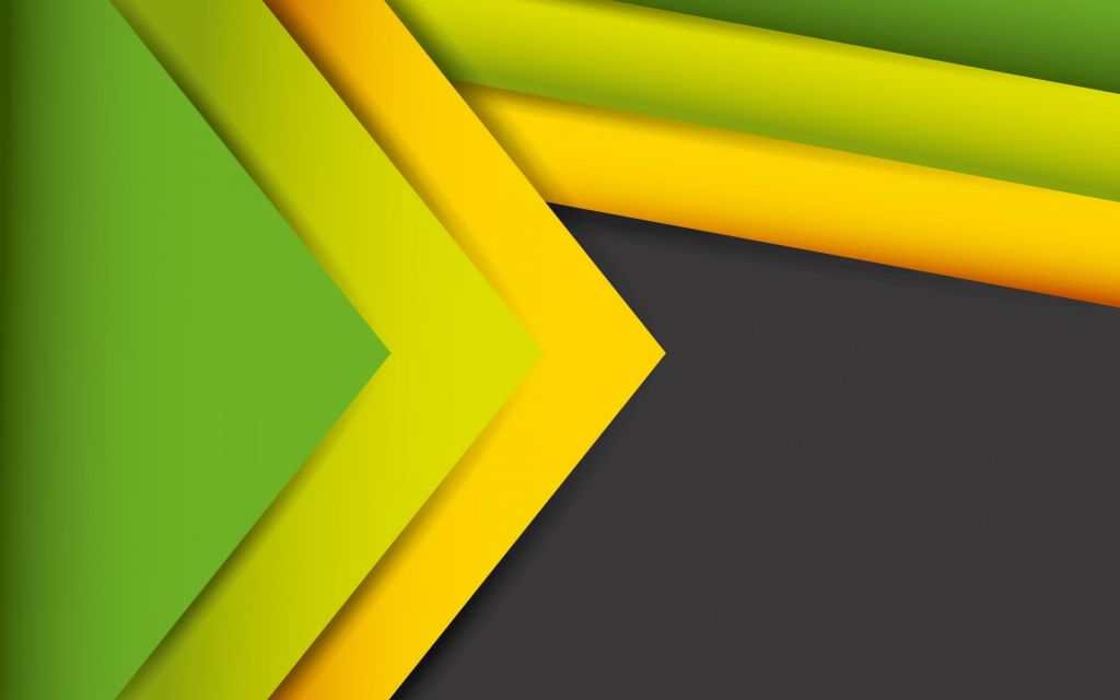 Абстрактные Линии, Сток, Желтый, Зеленый, HD, 2K