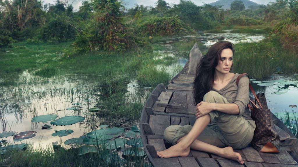 Анджелина Джоли, Самые Популярные Знаменитости 2015 Года, Актриса, Брюнетка, HD, 2K, 4K