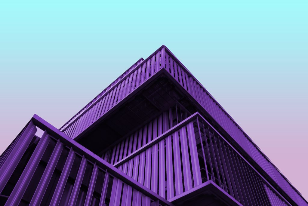 Архитектура, Фиолетовый, Дом, HD, 2K, 4K