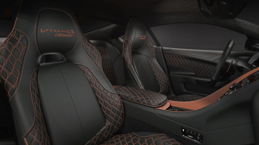Aston Martin Vanquish S Ultimate, Интерьер, 2018 Cars, HD, 2K, 4K