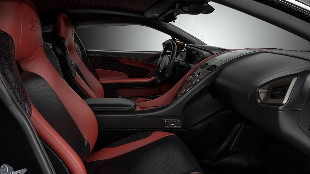 Aston Martin Vanquish Zagato, Суперкар, Интерьер, HD, 2K, 4K