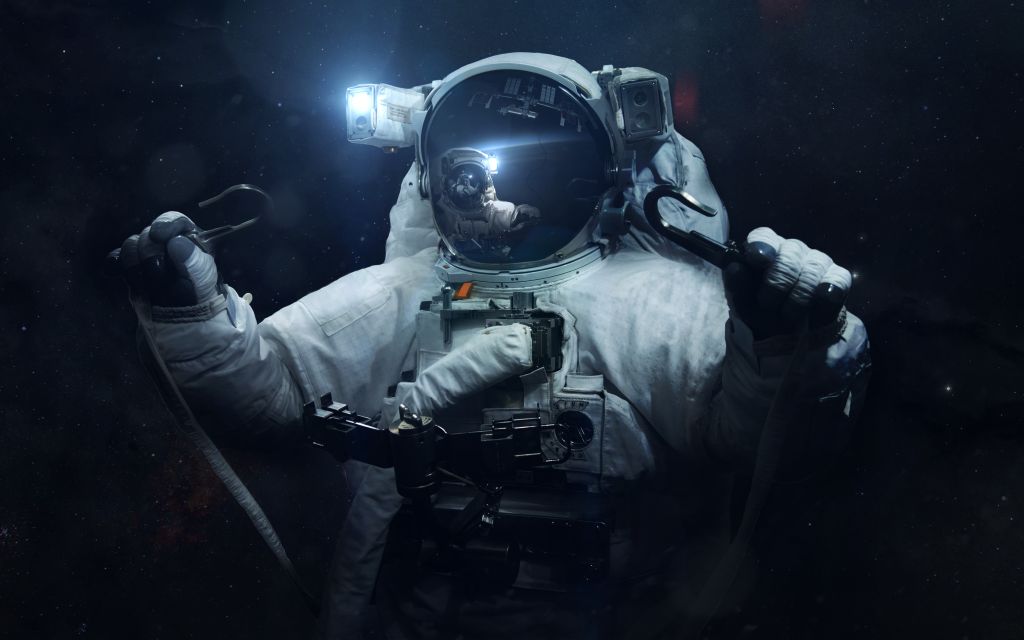 Астронавт, Темное Пространство, Исследование, HD, 2K, 4K, 5K