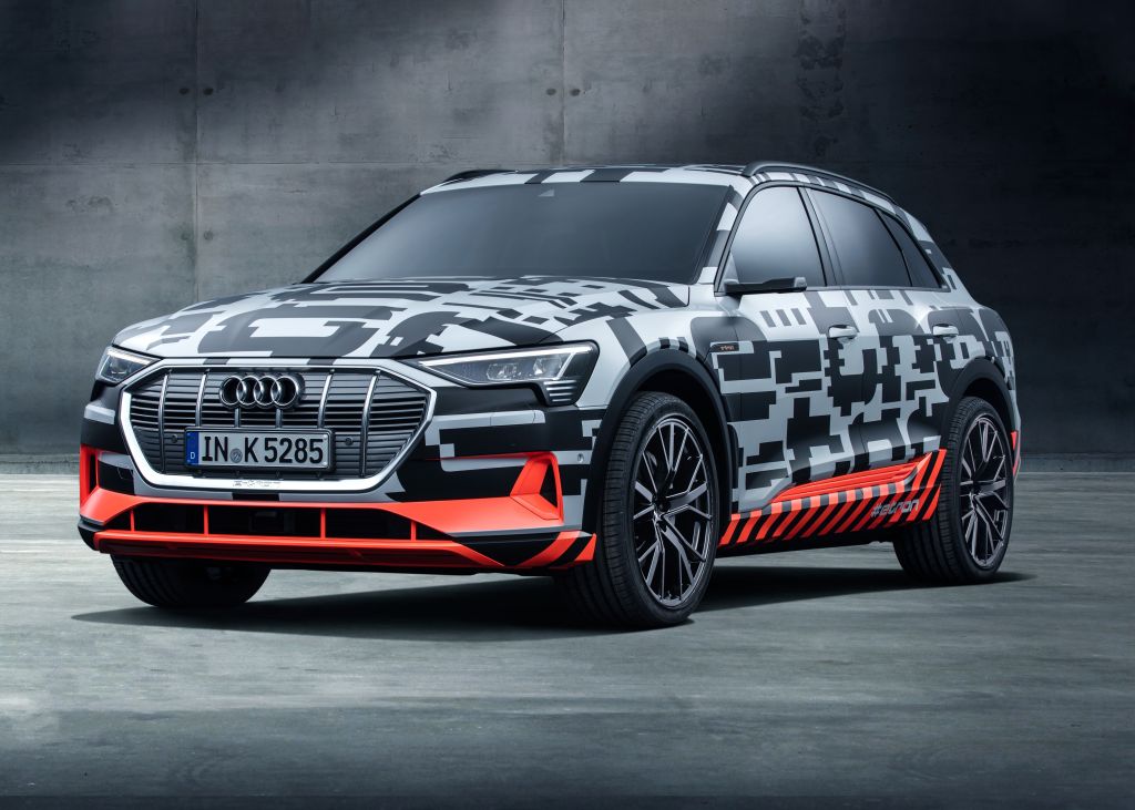 Прототип Audi E-Tron, Женевский Автосалон, 2018, HD, 2K, 4K