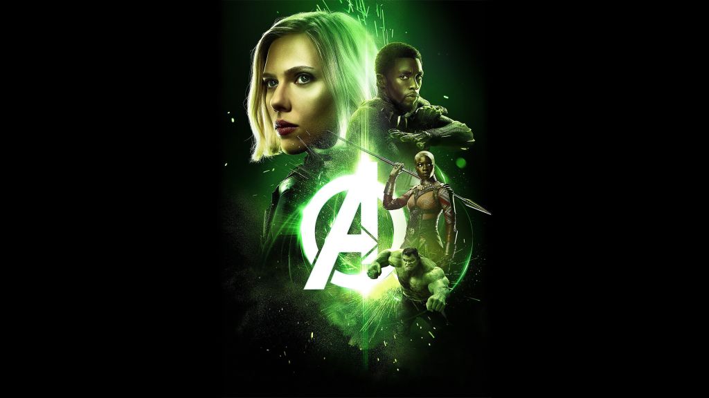 Avengers: Infinity War, Black Widow, Scarlett Johansson, Black Panther, Chadwick Boseman, Poster, HD, 2K, 4K