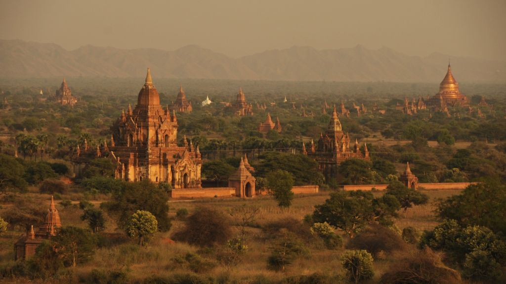 Храмы Багана, Мьянма, Путешествия, Туризм, Бронирование, HD, 2K