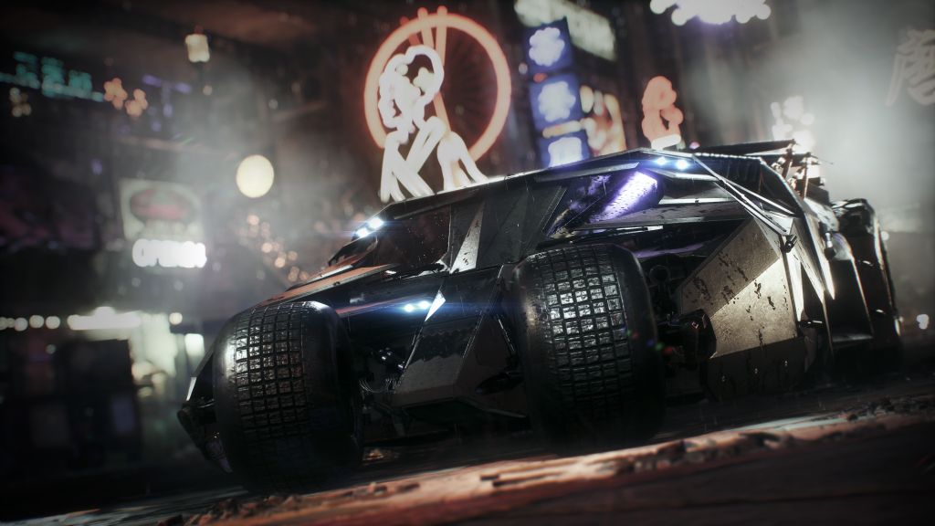 Бэтмобиль, Arkham Knight, Бэтмен, HD, 2K, 4K