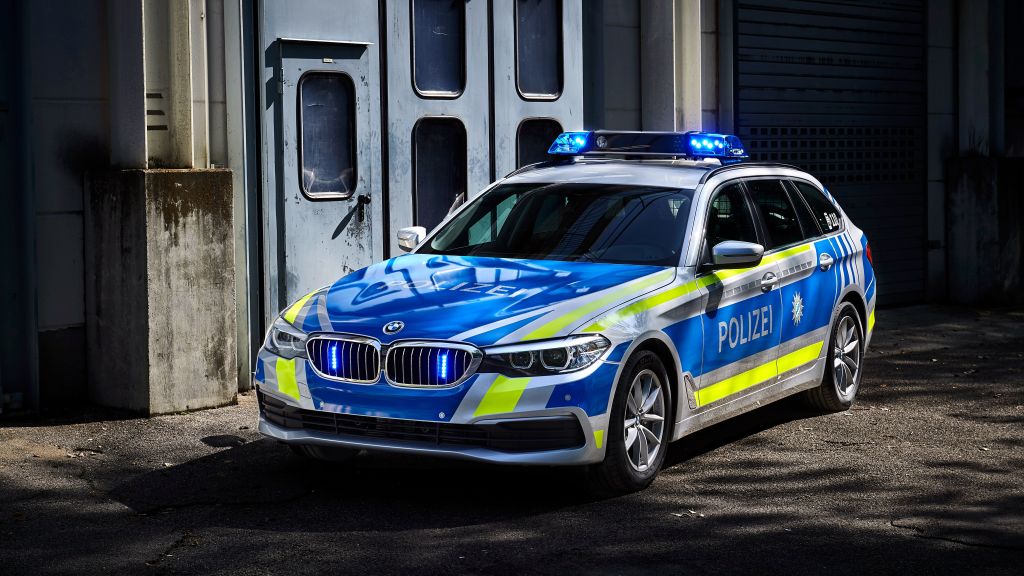 Bmw 530D Xdrive Touring Polizei, 2017, HD, 2K, 4K