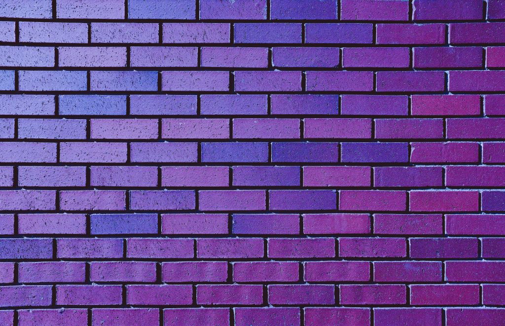 Кирпичная Стена, Фиолетовый, HD, 2K, 4K