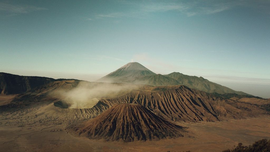 Бромо, Индонезия, Вулкан, Песок, HD, 2K, 4K