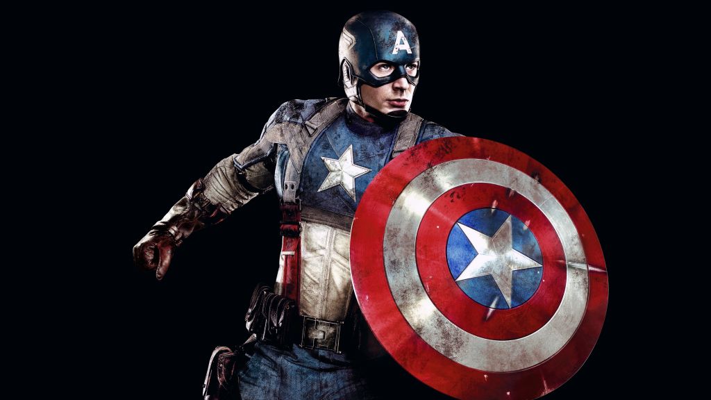 Капитан Америка, Супергерои, Marvel Comics, HD, 2K