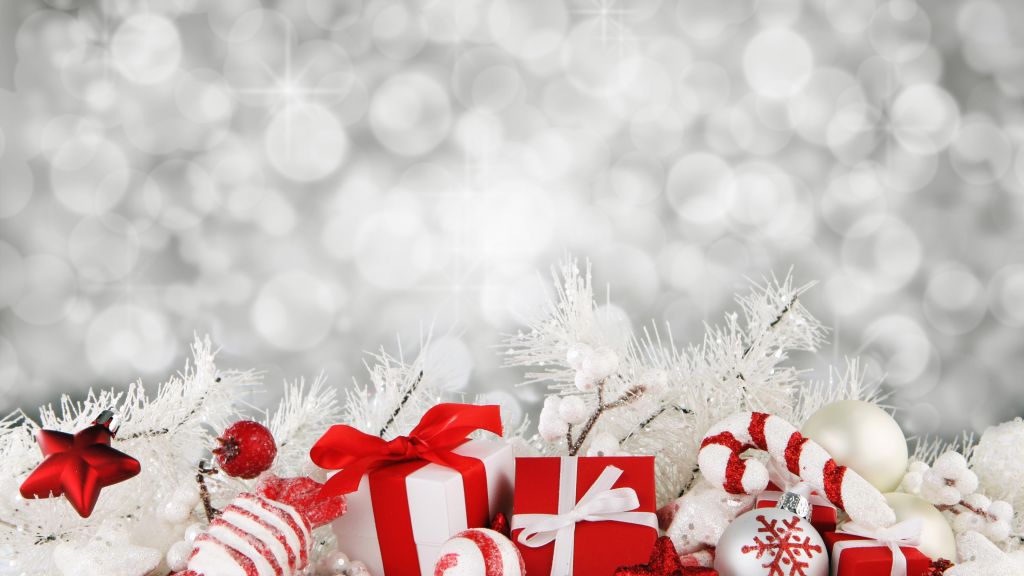 Рождество, Новый Год, Суть, Коробка, Звезда, Украшения, Белый, HD, 2K, 4K