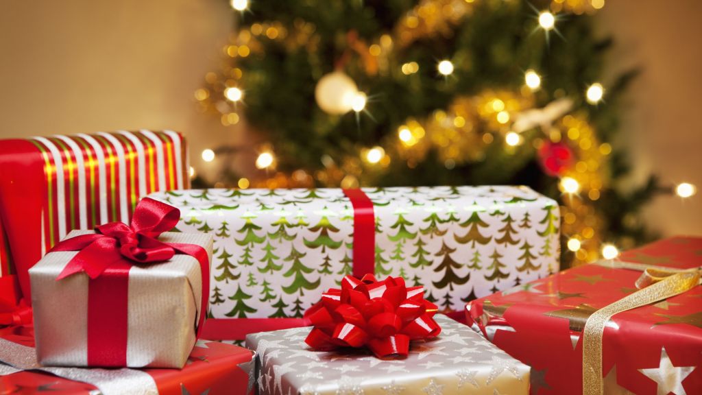 Рождество, Новый Год, Подарки, HD, 2K, 4K