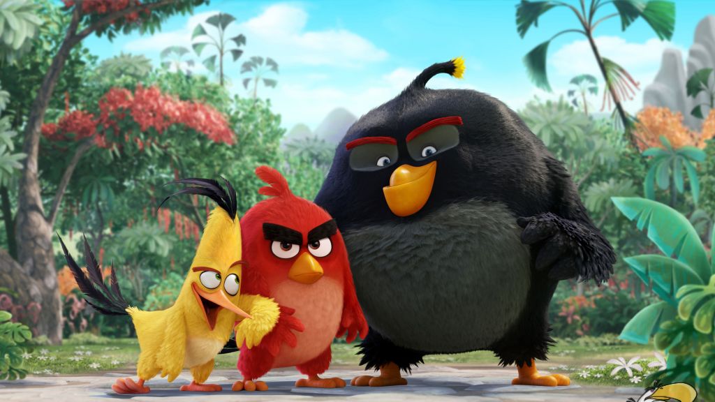 Чак, Красный, Бомба, Angry Birds, HD, 2K, 4K
