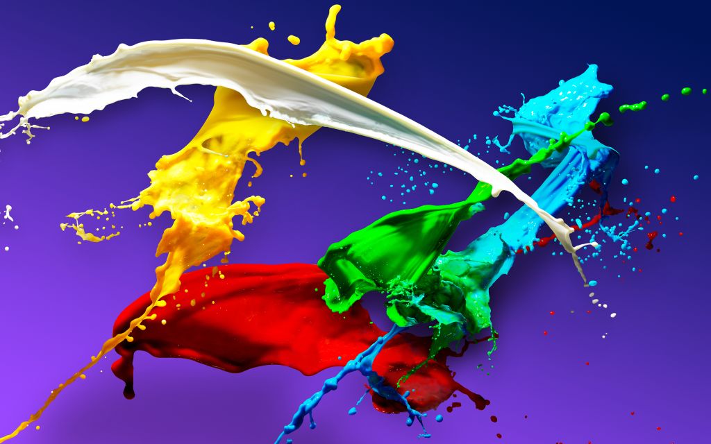 Красочный, Splash, Liquid, Android, Фото, HD, 2K
