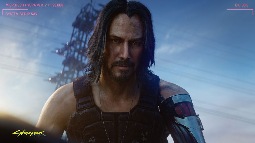 Cyberpunk 2077, Киану Ривз, E3 2019, Скриншот, HD, 2K, 4K